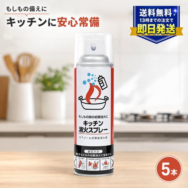 丸山製作所 キッチン消火スプレー MFES-040-01 1本 エアゾール式簡易消火具 家庭用 初期消火