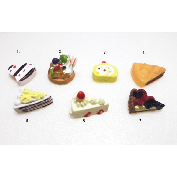 デコパーツ ミニチュアケーキ　５個セット