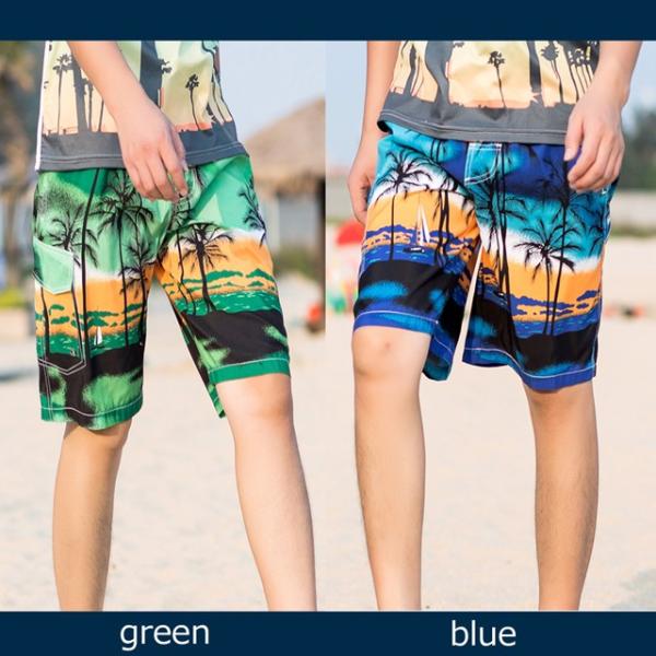 訳ありセール 格安 水着 メンズ サーフパンツ ハーフパンツ 水陸両用 ヤシの木 インナー付き ひざ丈 オシャレ かっこいい 海パン 短パン 大きいサイズ 男性 Mm1 Bayern Dghk De