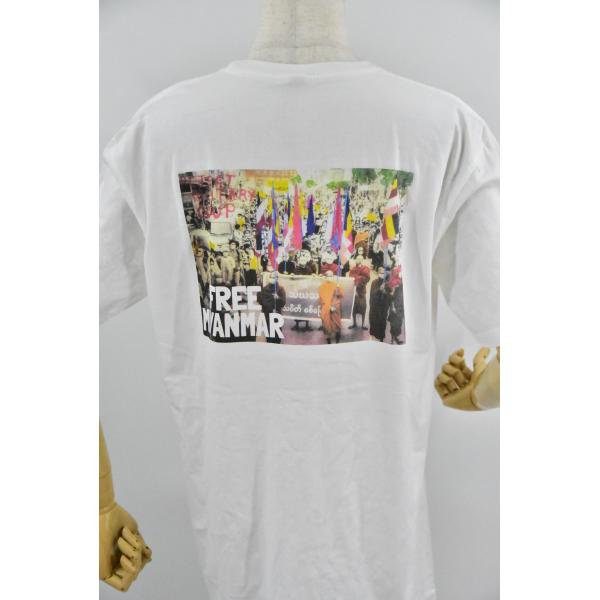 FREE MYANMAR ミャンマー民主化Tシャツ ミャンマーに自由を 軍事政権反対！ 反戦Tシャツ
