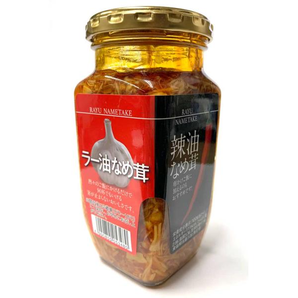 なめ茸とにんにくラー油で旨辛仕上げ♪辣油なめ茸