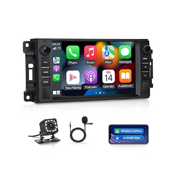 Android Car Stereo for Jeep Wrangler Chrysler 300C Dodge RAM with Apple Carplay 