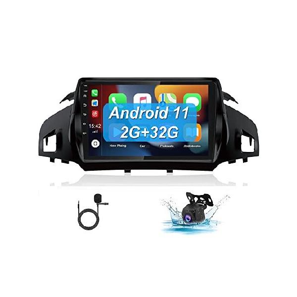 2+32G Android 11 Car Radio Stereo for Ford Escape 2013-2019 Ford Kuga 2012-2018,