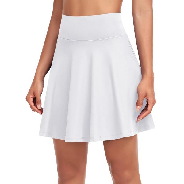 JoyGirl 20 Knee Length Skorts Skirts for Women with Shorts