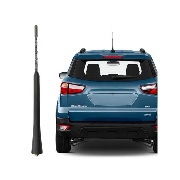 9インチ スパイラルラバーアンテナ Ford EcoSport (2018-2022) 用 Ford EcoSportアンテナ交換用マスト フォードエコスポーツ