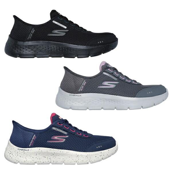 スケッチャーズ skechers スニーカー レディース 124846 スリップ