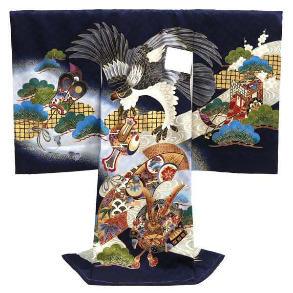 お宮参り 産着 男の子 新品 購入 販売 初着 のしめ 着物 祝い着 正絹