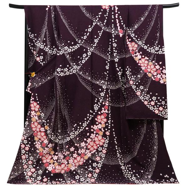 15%OFFクーポンあり 振袖 紫 滝泰 絞り 仕立て付き 販売 新品 購入