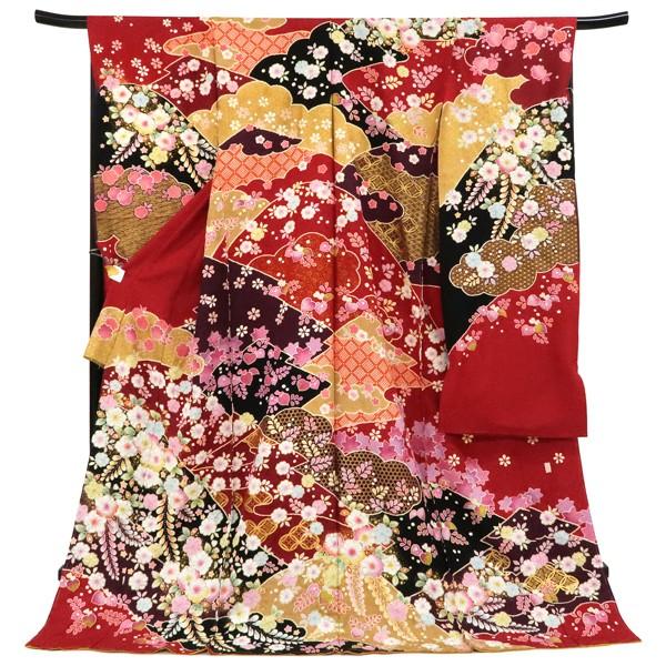 翠山工房・桐屋 辻が花 振袖 仕立て付き 絞り 正絹 着物 新品 購入