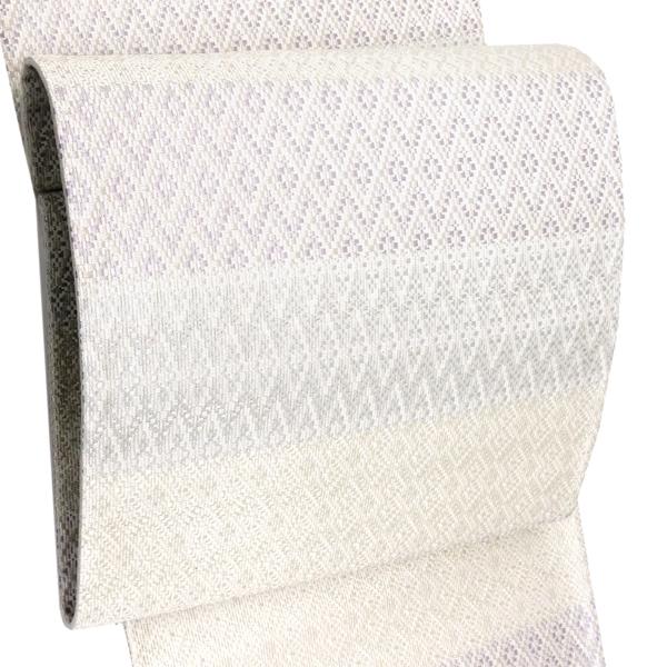 新品西陣織唐織全通袋帯 【綿芯仕立付】白寿苑