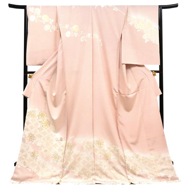 20%OFFセール 訪問着 友禅 ピンク 十日町有名染織匠 仕立て付き 新品 