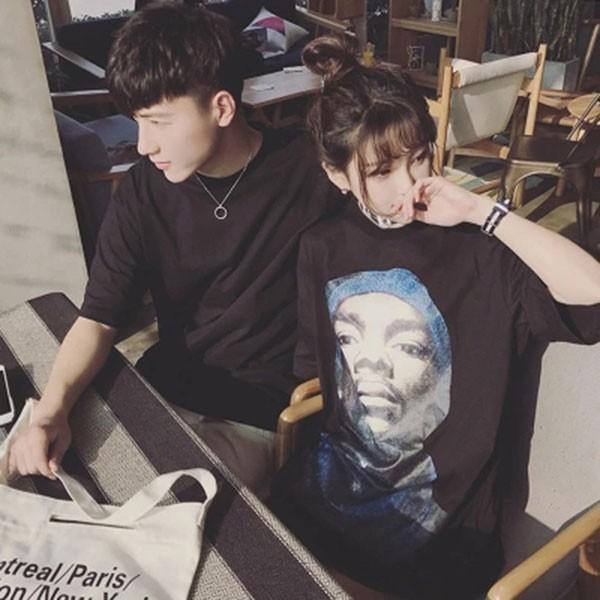 Tシャツ ジャージ ペアルック カップル パーカ メンズ レディース スウェット ファッション 半袖 上着 薄手 夏 男女兼用 A B面 女性ワンピース 海外旅行 恋人 Pair07 華盛通商 通販 Yahoo ショッピング