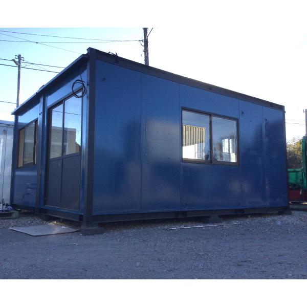 中古スーパーハウス　プレハブ　２連棟平屋　８坪　オシャレ　