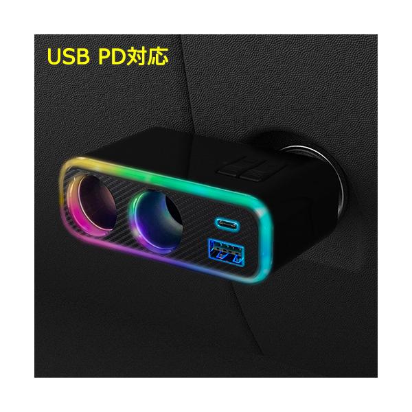 �y���C���{�[LED�����z2�A�_�C���N�g�\�P�b�g PD�Ή�Type-C�|�[�g/���o�[�V�u��USB-A�|�[�g ���v�ő�42W (KX243) ���i�摜