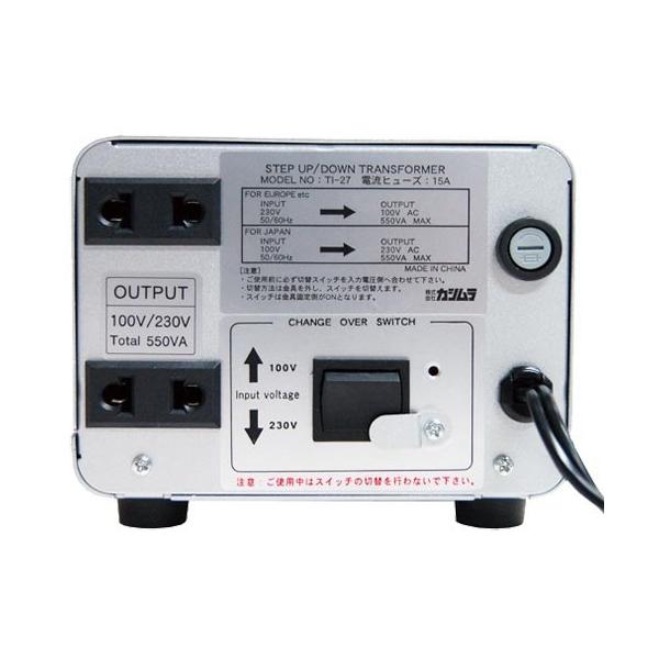 �J�V������e�ʕψ���550W(100V��220V�`240V)��������(NTI27) ���i�摜1