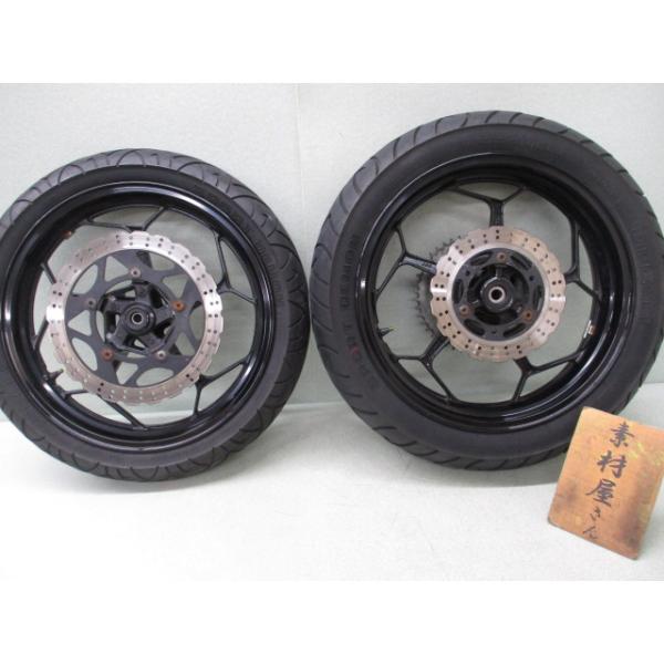 ピストバイク ホイール 40mm 5☆NINJA250用前後ホイール1226 純正.めくれ無.EX250L.'13〜'17年