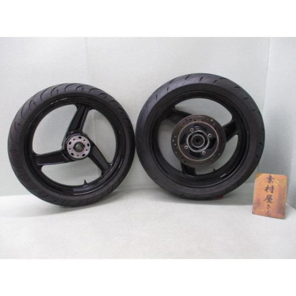 6☆ZZR1100D用前後ホイール0121A 純正.めくれ無.17×3.50.17×5.50〔検索