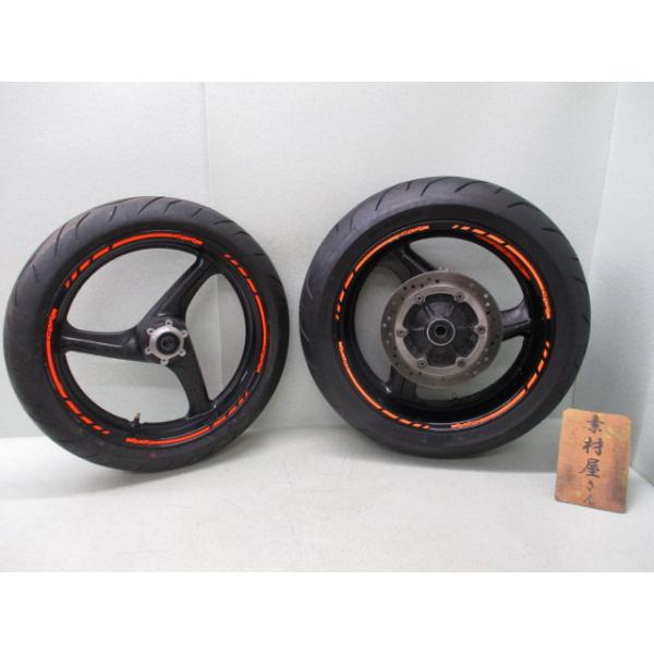 6☆CBR1100XX用前後ホイール0126 純正.SC35.めくれ無.タイヤ'23年.FI