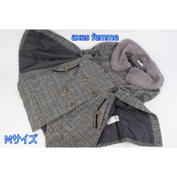 axes femme 3WAY襟ケープコード axes femme（アクシーズファム）の「3WAY襟ケープコート