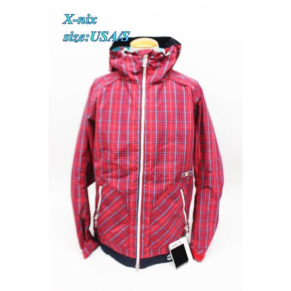 X-nix エクスニクス メンズ スノーボードジャケット レッド USA/S