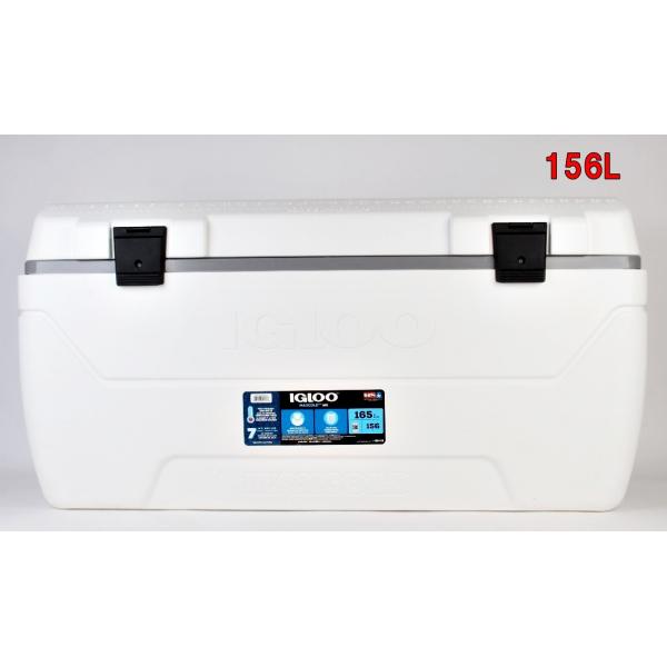 IGLOO - イグルー マックスコールド クーラーボックス 165QT 156L 280缶 ホワイト レジャー 釣り 保冷 7日間 IGLOO MAXCOLD R2503-008 イグルー マックスコールド クーラーボックス 165QT 156L 280缶