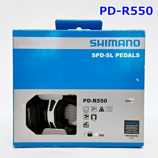 シマノ SPD-SL ビンディング ペダル PD-R550 クリート付き