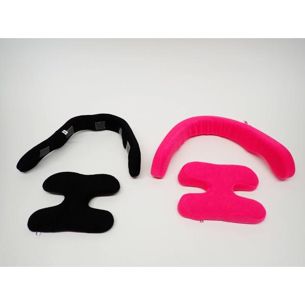 商品名：SWEATSAVER用 ヘルメットライナー 交換 洗濯 R2601-017メーカー：triple eight トリプルエイト付属品：パッケージコンディション：展示品と思われます。ピンクには、細かいゴミの入り込み、ブラックにはベルクロ...