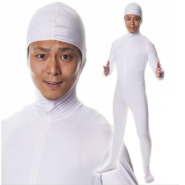 全身タイツ 白 女性もok 前チャック ホワイト 男女兼用 おもしろ コスチューム パーティー イベント コスプレ 仮装 余興 7410 コスチュームで仮装大賞 通販 Yahoo ショッピング