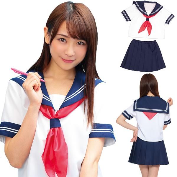 トキメキセーラー セーラー服 コスプレ 半袖 Jk 制服 セット 女子高生 夏服 なんちゃって制服 高校 仮装 衣装 コスチューム トキメキグラフィティ コスチュームで仮装大賞 通販 Yahoo ショッピング