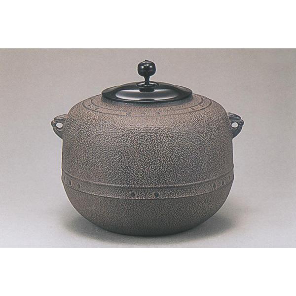 茶釜 茶道具 風炉釜 鶴首釜 利休好 裏千家 表千家 つるくびかま 茶の湯 茶道具 風炉釜 万代屋釜 利休好 菊地政光 裏千家 表千家 釜師 もづや