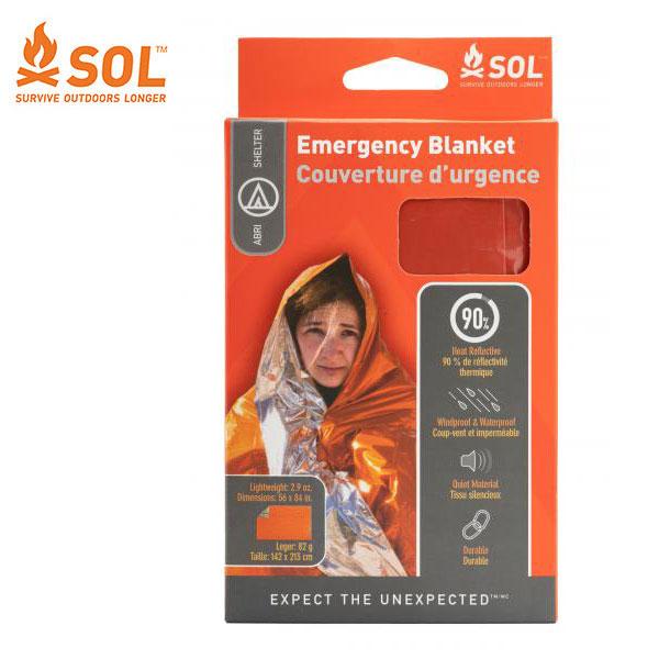 1人で使うサイズの非常用ブランケット。体熱の90%を反射させて体温を維持する特殊な素材「ヒートシート?」を採用しています。使うときは簡単に広げられ、音も静かです。また引き裂き強度が強く、すぐに破けるということもありません。外側のオレンジ色は...
