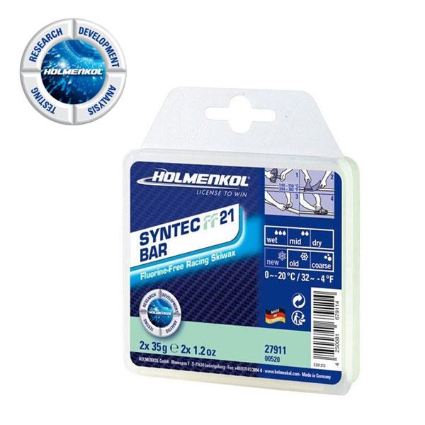 ホルメンコールシンテック FF21 (2×35g)2個セット ホルメンコール スキーワックス シンテック FF21 2×35g フッ素フリー