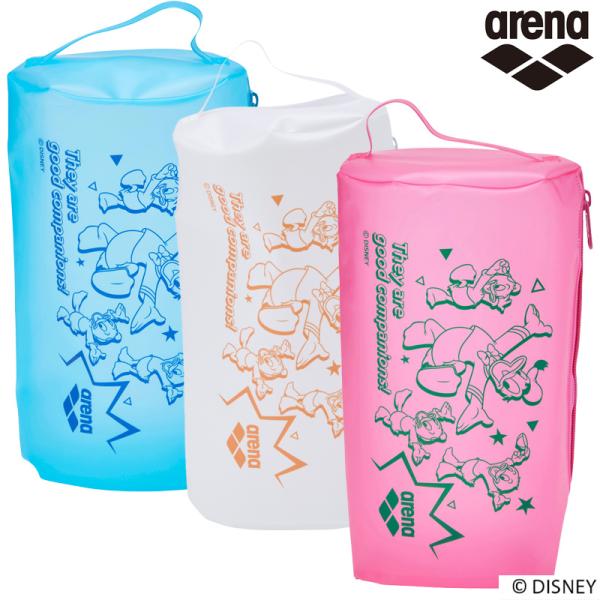 Disney（ディズニー）デザインのプルーフバッグ。1つ持っているとスイマーに便利なラウンド型。プールで泳いだあとに濡れた水着やキャップ、セームタオルなどを収納するのに便利。また、バッグインバッグがしやすいサイズのため、トレーニングに行くと...