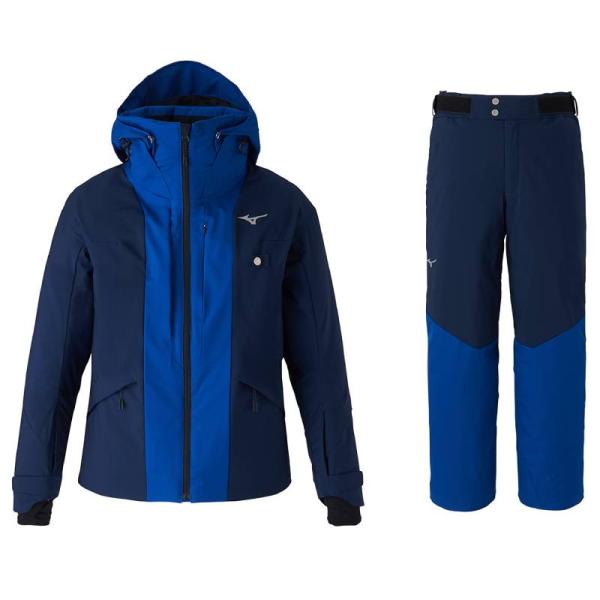 ミズノ スキーウェア デモチームソリッドジャケットとパンツ Ｌサイズ MIZUNO 2024/2025モデル ミズノ スキーウエア 上下セット デモ