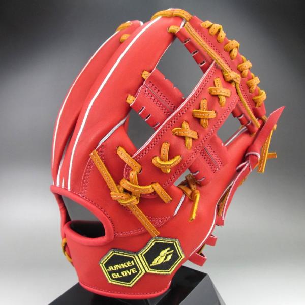 JUNKEI GLOVE 内野手用硬式グラブ アラミドモデル 美品 ジュンケイ kasukawa_jg5933a-azukibr