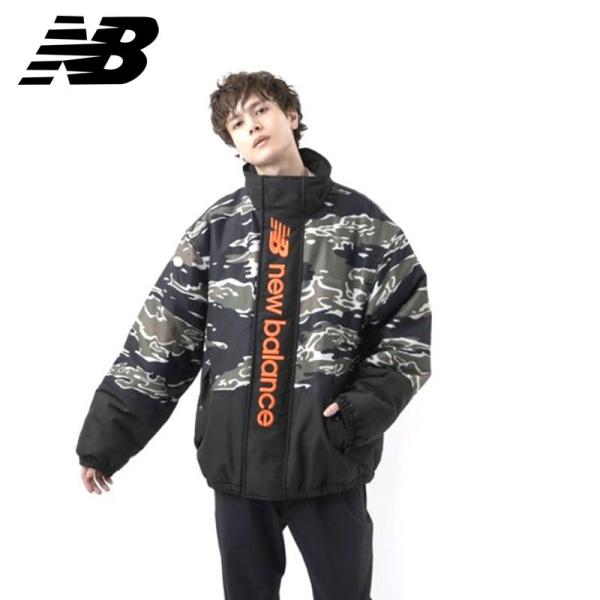New balance 4way中綿ジャケット フルジップブルゾン カモフラ柄 kasukawa_jmjp0233