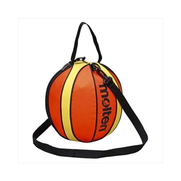 肩ひも付きのバスケットボールバッグ。<br>カラー：オレンジ×クリーム<br>素材：ナイロン<br>原産国：中国<br>肩ひも付き<br>