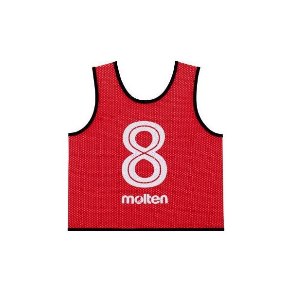 モルテン molten GS0112-R ゲームベストGVジュニア10枚セット 赤 赤 GS0112R molten（モルテン） ゲームベストGVジュニア10枚セット 赤 GS0112-R