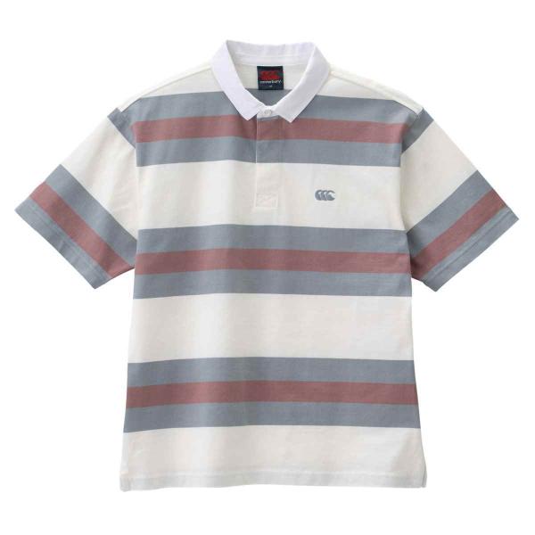 カンタベリー CANTERBURY RA32092 S/S STRIPE RUGBY JERSEY