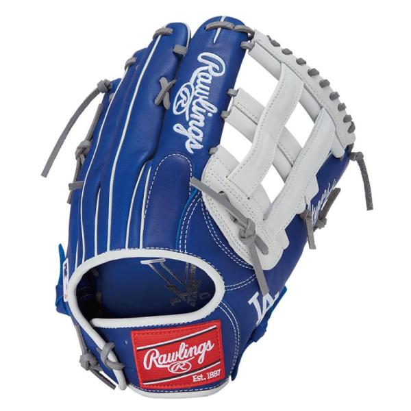 ローリングス 軟式グラブ ドジャース GR5HTMY719-LAD2 外野手 ローリングス 軟式用 HYPER TECH MLB TEAM 外野手用 GR5HTMY719 [右