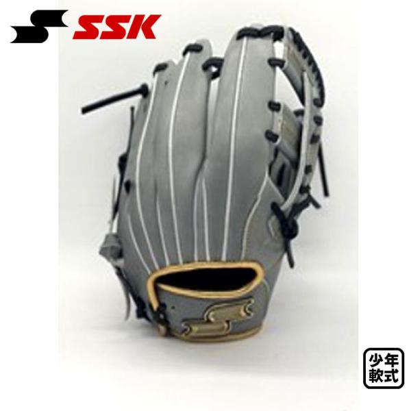 221.SSKプロエッジ軟式グラブ エスエスケイ（SSK） 少年軟式グラブ プロエッジ 761型 右投げ グレー