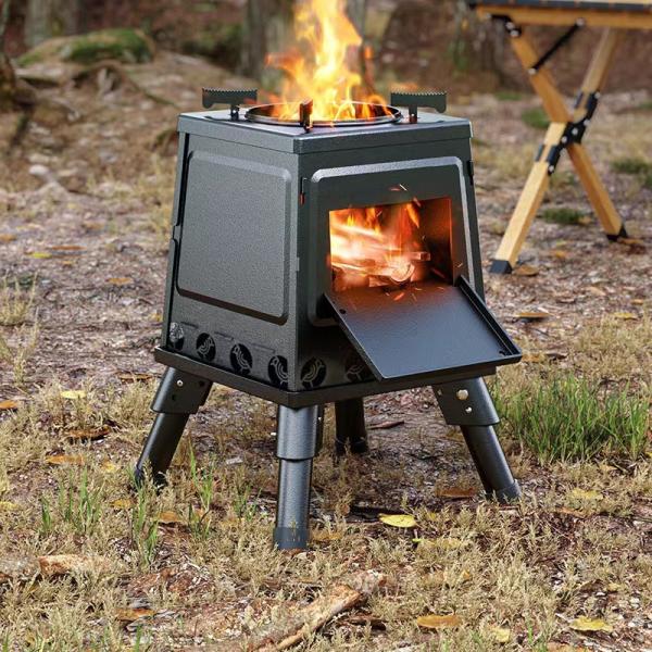 Ember Stove ポータブル焚き火台 Ember Stove : あなたの冒険を彩る、確かな炎。【エンバー