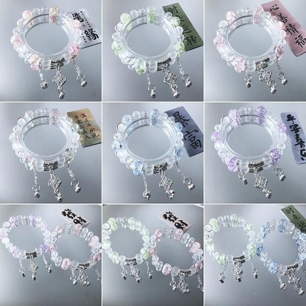 ブレスレット 数珠 アクセサリー デザインブレス 高級感 ユニセックス 風水 パワーストーン お洒落 チャーム 幸運 可愛い ハンドジュエリー 恋愛 仕事運 金運