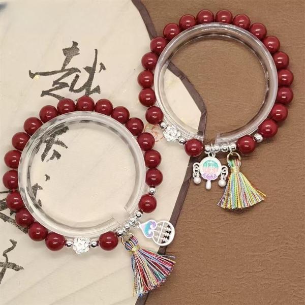 ブレスレット 数珠 アクセサリー デザインブレス 高級感 ユニセックス 風水 パワーストーン お洒落 チャーム 幸運 可愛い ハンドジュエリー 恋愛 仕事運 金運