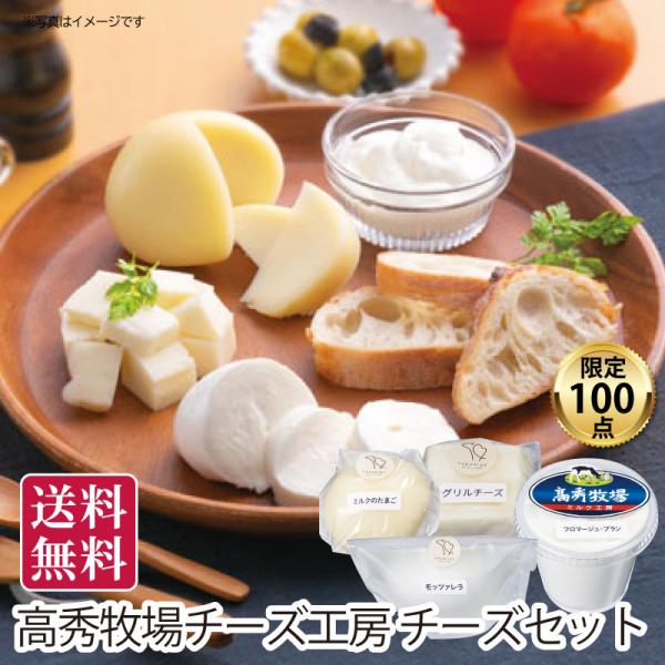 夏ギフト 送料無料 御中元 千葉県いすみ市 高秀牧場チーズ工房 チーズセット 限定100点 直送便・冷蔵 御中元ギフト 手土産 贈答用