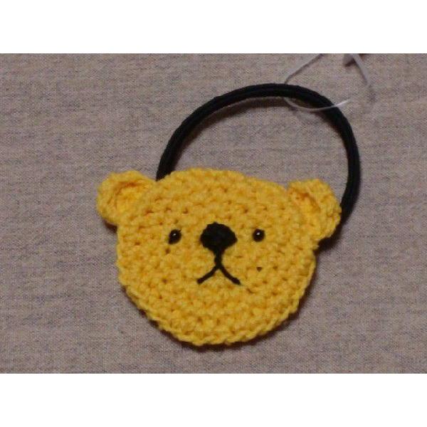 毛糸編みくまちゃんヘアゴム イエロー Buyee Buyee Japanese Proxy Service Buy From Japan Bot Online