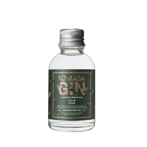 KOMASA GIN（小正　ジン）- ほうじ茶 - ミニチュアボトル（45ml）お試しサイズ ※化粧箱なし
