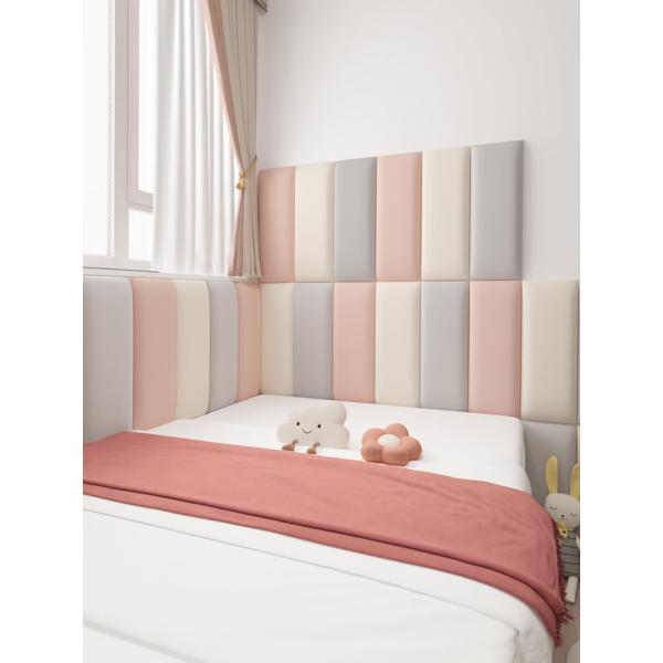 ウォールクッション 全10色×全5サイズ！ 美しく、安全で、環境に優しく、ノイズを遮断し、効果的に遊んでいる間の子供の怪我を防ぎます。赤ちゃん 壁 クッションは環境に優しい水性塗料で染色され、有害な化学臭を発しません; 内部は高密度高弾性ス...