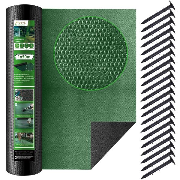 防草シート 2×100m 耐用年数3年 雑草対策防止 高透水 高耐久 高密度 Amazon | iimono117 防草シート 2×100m 耐用年数3年 雑草対策