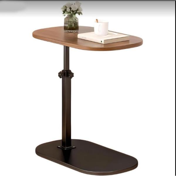 サイドテーブル 昇降式テーブル 360°回転 高さ調節可能 45?80cm